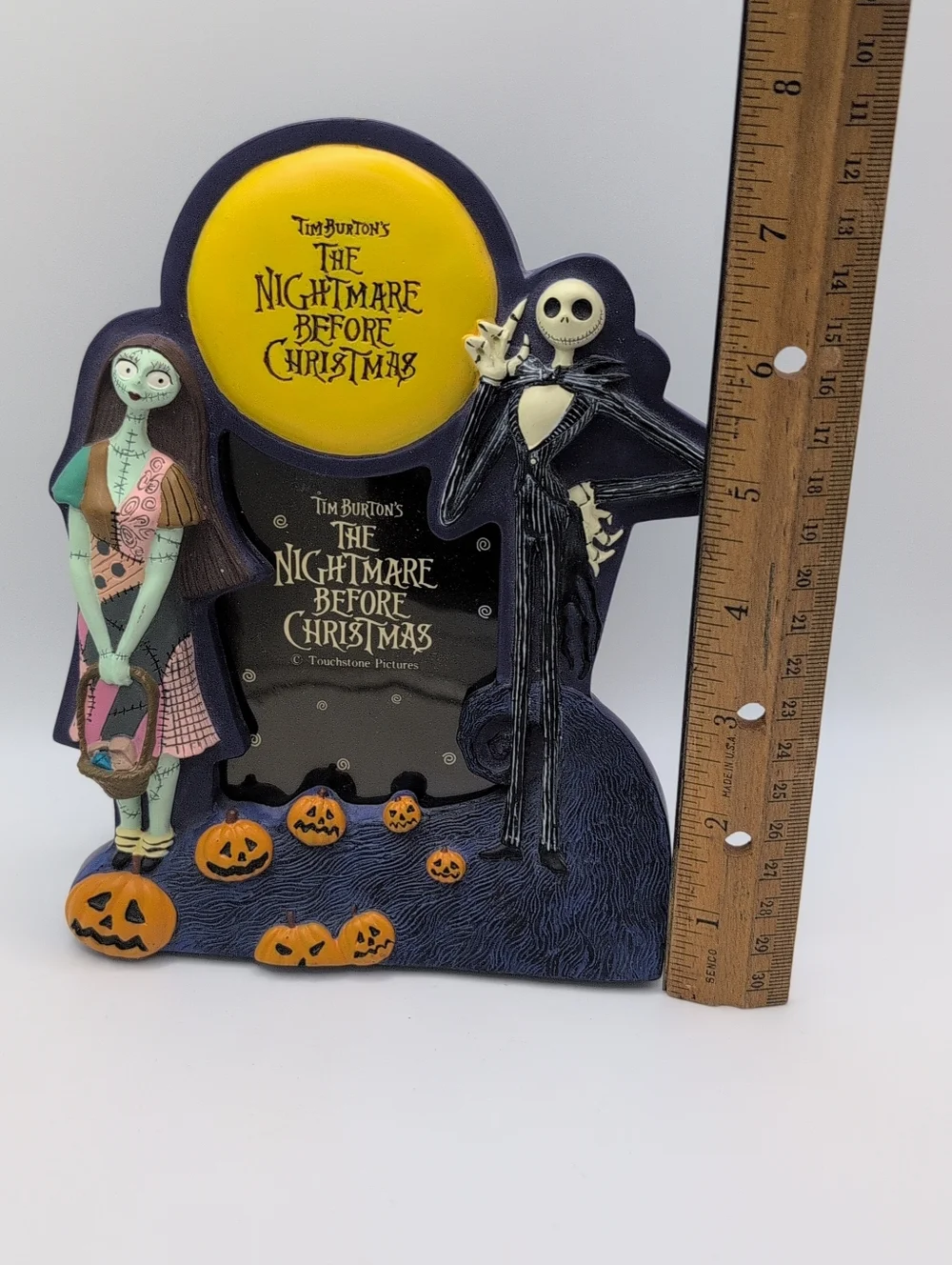 Nightmare Before Christmas Jack & Sally Resin Photo Frame, Vintage, JUN Planning